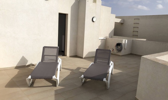 El Cotillo Apartamento | Beachfront apartment, with sea and pool view, in El Cotillo, Fuerteventura