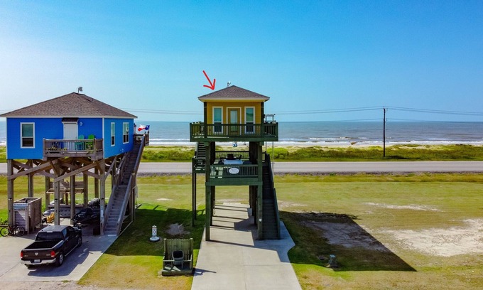 Port Bolivar Casa | Beachfront Beauty A Romantic Getaway