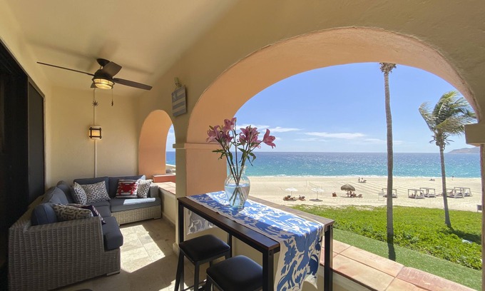 San Jose del Cabo Condominio | Amazing Beach front Hacienda Style condo