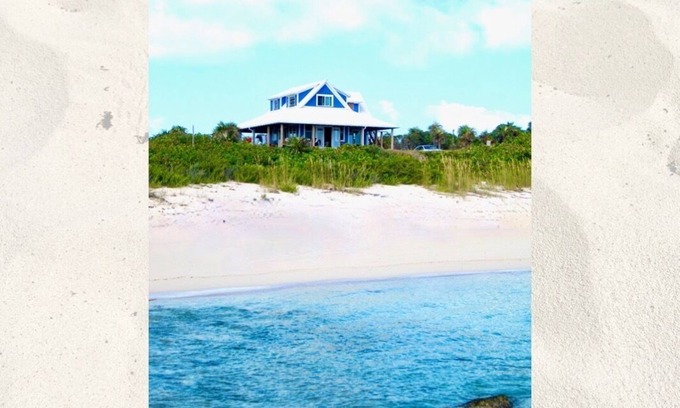 Deadmans Cay Casa | Beachfront family home steps from the perfect secluded ocean beach.
