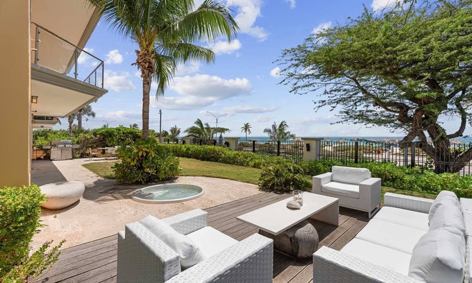 Oranjestad-West Condominio | FRENTE AL MAR - EAGLE BEACH - OCEANIA RESORT - Grand Regency 5BR condo - BG131