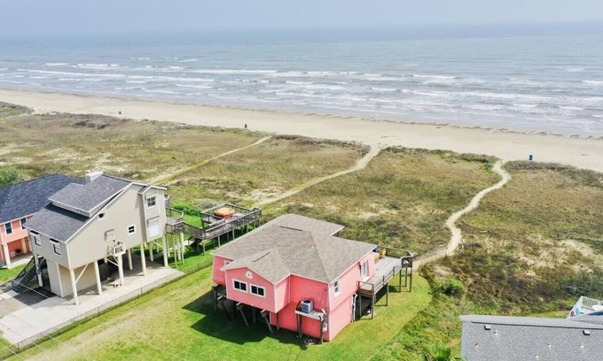 Galveston Casa | Casa frente al mar y bañera de hidromasaje con fantásticas vistas !!