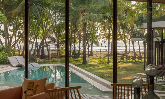 Playa Hermosa Cobano Casa | Casa privada grande frente al mar - Longitude Estate
