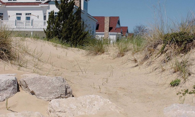Sheboygan Villa | Beachfront Paradise: King Suite - Sleeps 8!