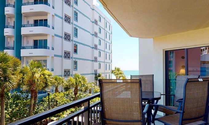 Belle Vista Condominio | Beachfront Resort w/ Pool. Great Location on St. Pete Beach. Private Balcony, Updated & Comfortable.