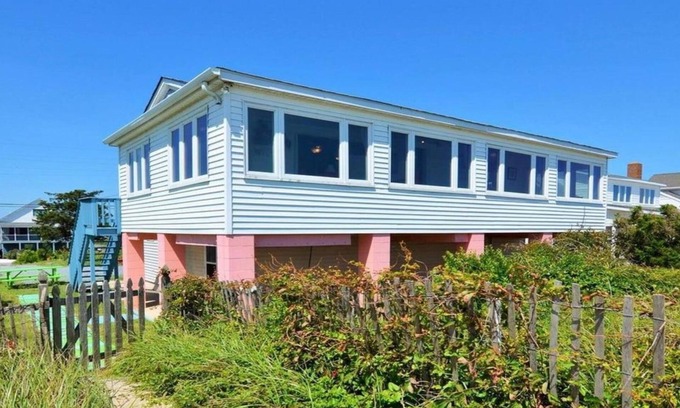 Prime Hook Beach Casa | Amanecer frente al mar - Casa frente al mar con vista a la bahía y refugio