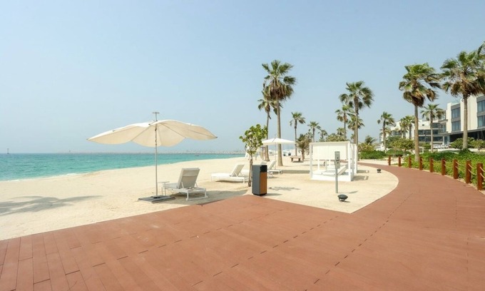 Dubai Apartamento | Beachfront Ultra 4BR Duplex | Sea & Burj Views