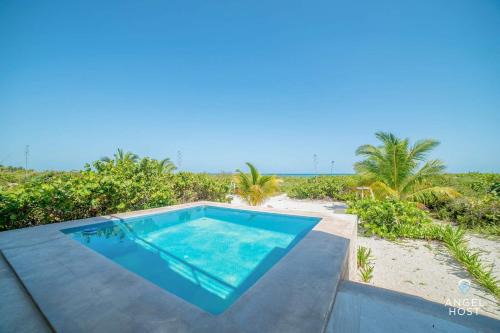 Progreso Municipality Casa | Beachfront Villas with Private Pool Steps to the Sea!