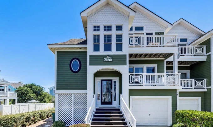Buck Island Casa | Beachin Fun (North Unit) | 1665 ft to the beach | Hot Tub, Dog Friendly, and Community Pool