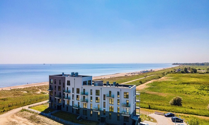 Olpenitz Apartamento | "BeachTerraceTwo" vacation apartment on the beach with sun terrace, sauna & sea view