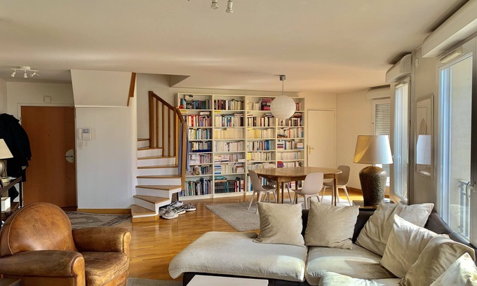 Faubourg de l'Arche Apartamento | Beau & Grand Duplex Avec Terrasse Rooftop de 100m²