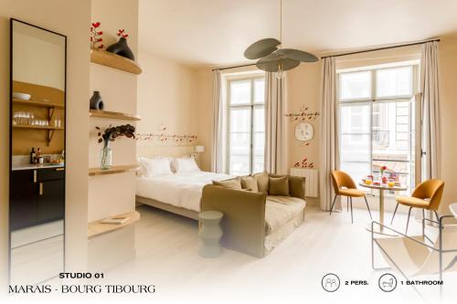 Saint-Gervais Apartamento | Beauquartier - Marais, Bourg Tibourg