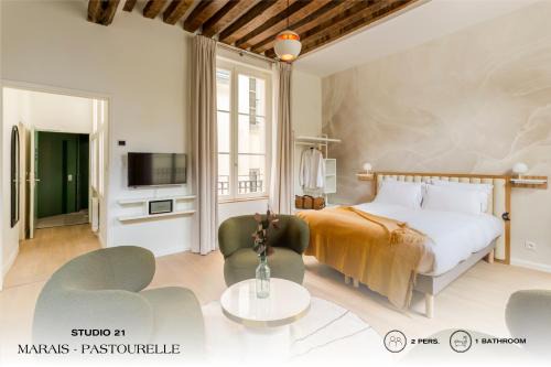 3rd Arrondissement Apartamento | Beauquartier - Marais, Pastourelle