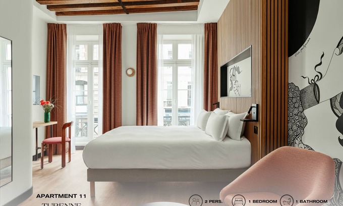Enfants-Rouges Apartamento | Beauquartier - Marais Turenne
