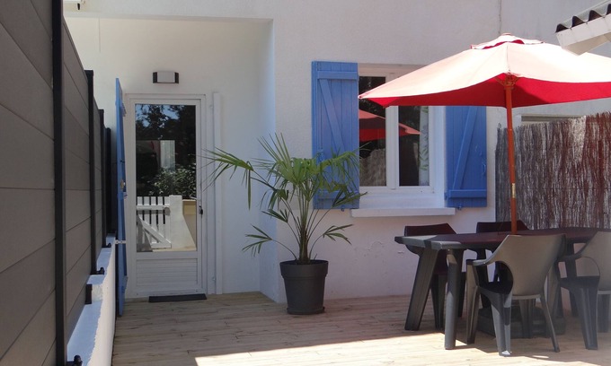 Royan Apartamento | Precioso apartamento de 2 habitaciones para 2 a 4 personas con gran terraza, cerca de la playa, tranquilo