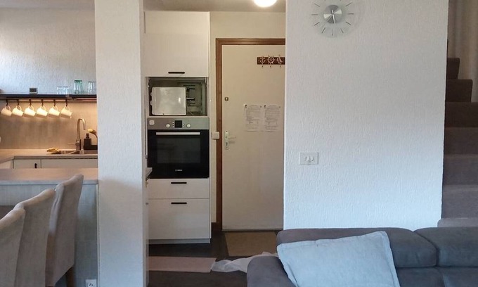 Saint-Jean-dʼAulps Apartamento | Hermoso dúplex de 3 habitaciones a pie de pista con TV, DVD, balcón y parking en Saint-Jean-d'Aulps