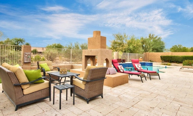 Tatum Ranch Casa | Hermosa casa de 4 dormitorios en comunidad privada con piscina climatizada. Animadores Paraíso!