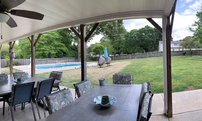 Church Street Casa | Beautiful 4BD RM Home Sleeps 12 w/Inground Pool Less Than 15Mins To Atl Airport