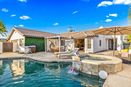 Bermuda Dunes Casa | Beautiful 5BR Home Game Room Pool Bocce Court
