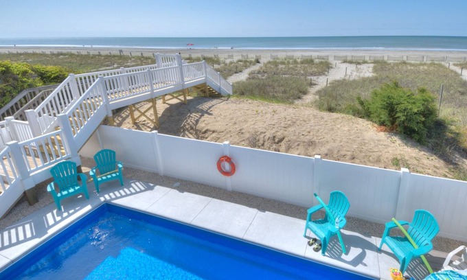 Holden Beach Casa | Hermosa casa frente al mar en la playa de Holden Beach NC!