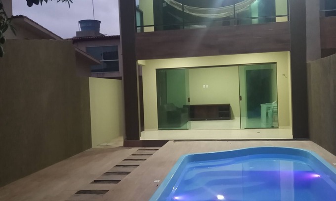 Ipojuca Casa | Beautiful and cozy 4 bedroom house with pool in front of the Serrambi natural pools