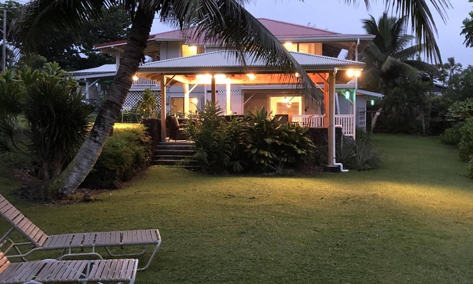 Keaukaha Casa | Hermosa propiedad de vacaciones en la playa con aire acondicionado, a minutos de las mejores playas para bucear en Hi