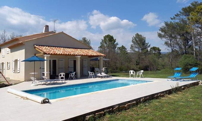 Figanieres Casa | Beautiful air-conditioned country house, all comfort with private salt pool