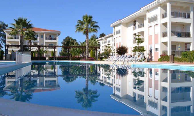 Manavgat Apartamento | Hermoso apartamento en Four Seasons, Ilica, Side - 2 dormitorios, 3 balcones