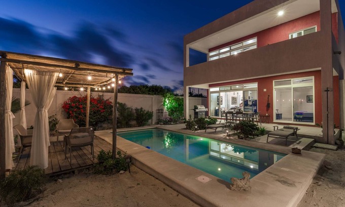 Chuburna Puerto Casa | Encantadora casa 3hab, 2B con Piscina a metros del Mar