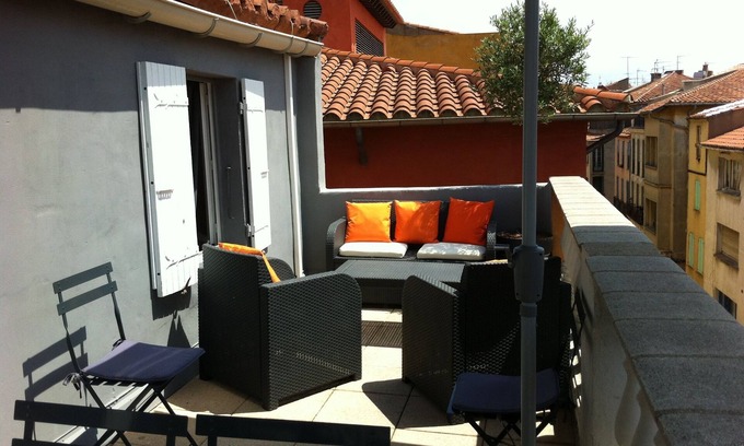 Saint-Jean Apartamento | Hermoso apartamento soleado F3 con terraza en el centro de Perpiñán