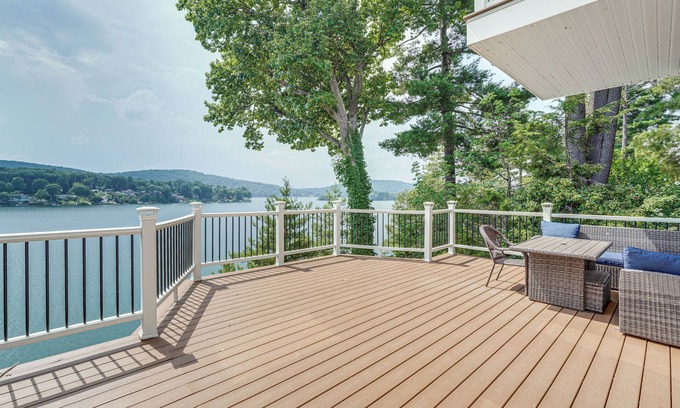Danbury Casa | Beautiful Candlewood Lake House w/ Private Dock!