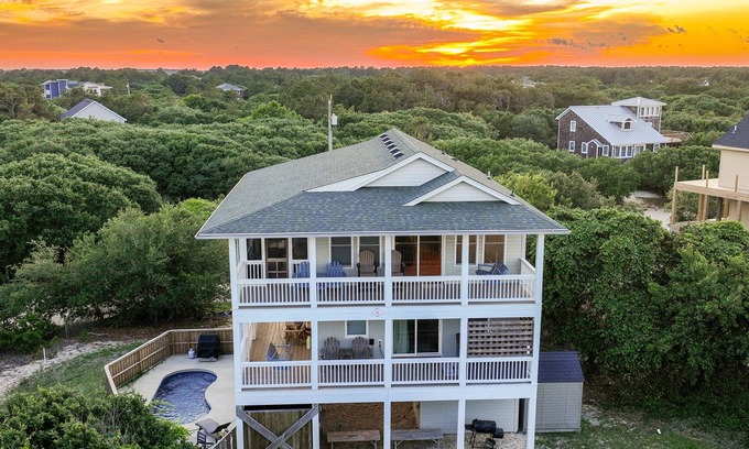 Carova Beach Casa | ** NUEVA LISTA ** Carova Beach, OBX Getaway - Área 4x4