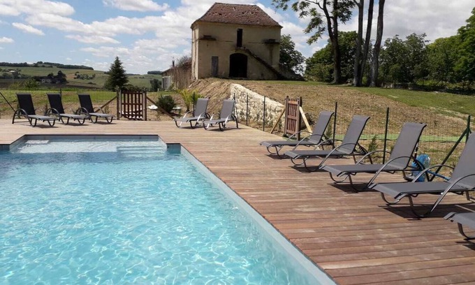 Lamothe-Goas Otro | Hermoso castillo y centro de retiro con piscina en el suroeste de Francia