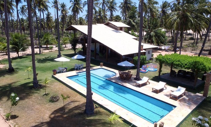Guajiru Casa | Hermosa casa con encanto con 4 suites con aire acondicionado, piscina, en Guajirú Beach-CE.