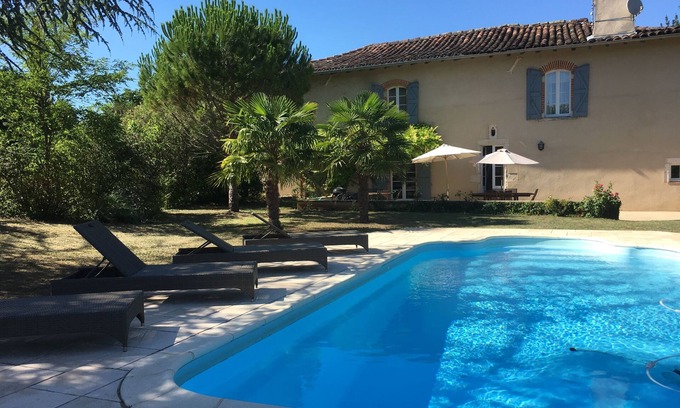 Aiguelèze Cabaña | casa grande rural - on el rio - 4/8 Personas ; piscina privada
