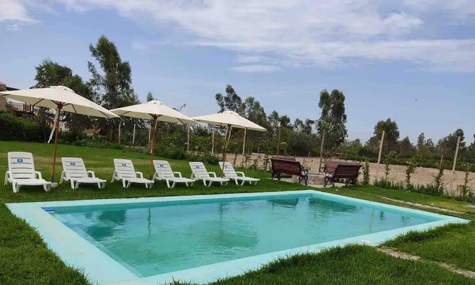 El Carmen Cabaña | Hermosa casa de campo con piscina