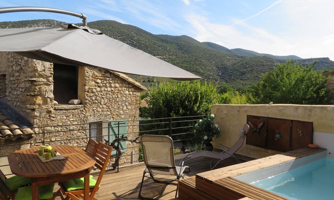 Malaucene Casa | Beautiful country house with large spa and panoramic view