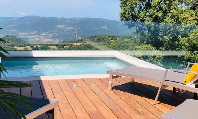 Casalabriva Villa | Gran villa independiente con vistas al mar con todas las comodidades. Córcega del Sur Propriano Olmeto