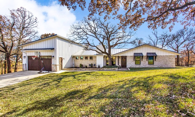 Hickory Creek Casa | Hermosa casa de campo en el lago Lewisville