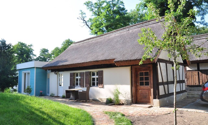 Schwielowsee Casa | Hermosa casa de pescadores de 1774 en Schwielowsee, con mobiliario exclusivo.