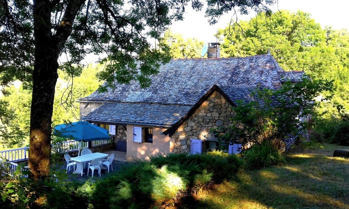 Saint-Andre-de-Najac Casa | Naturaleza plena, Valle de Aveyron, bonita casa de Aveyron