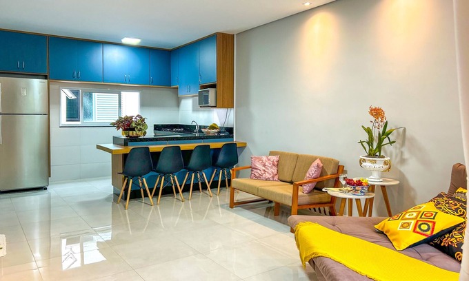 Boituva Apartamento | BEAUTIFUL FULL DUPLEX APARTMENT, WITH GOURMET AREA + HOME OFFICE