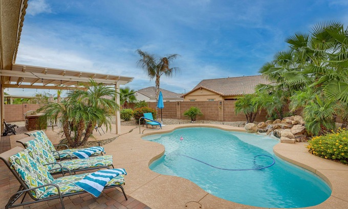 Canyon Trails Casa | Beautiful Goodyear Home w/ Pool & Gas Grill!