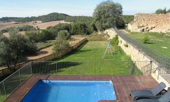 Viver i Serrateix Cabaña | Hermosa casa de vacaciones con impresionantes vistas. Piscina privada y barbacoa