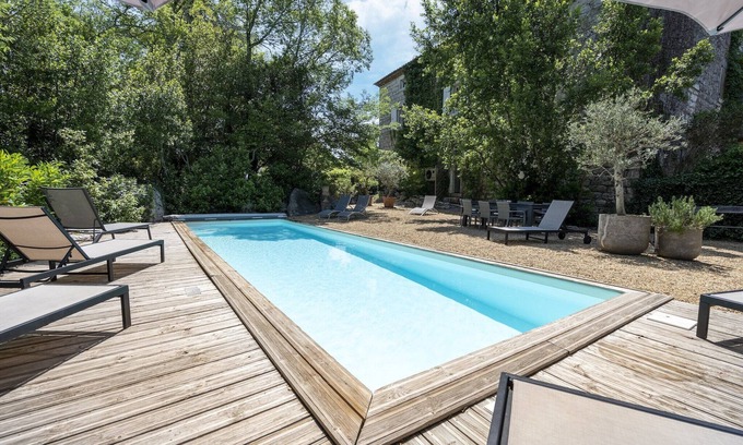 Labeaume Casa | Bonita casa de vacaciones con piscina privada