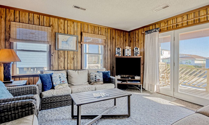 Holden Beach Casa | Beautiful Home Close to Beach w/Free WiFi, Central AC, Private W/D, Water Views