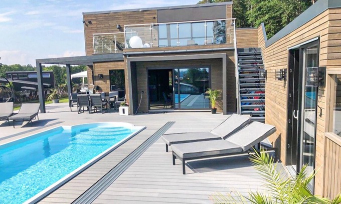 Porsgrunn Casa | Hermosa casa en Brevik con sauna