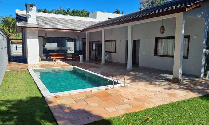 Arraial d'Ajuda Casa | Beautiful house with lovely leisure area 200 m from Parracho beach