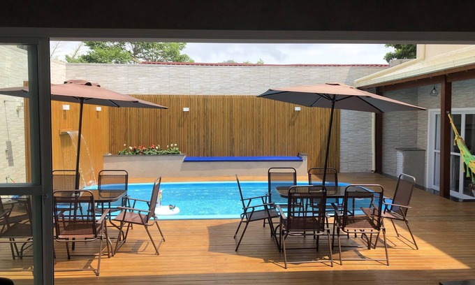 Lagoa Pequena Casa | Bela casa con piscina a 400m de la playa del campeche.