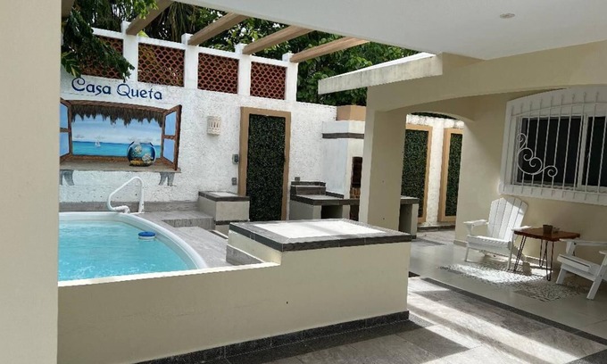 Colonia Andres Casa | Beautiful house w/pool family and pet-friendly 3 blocks away from the ocean